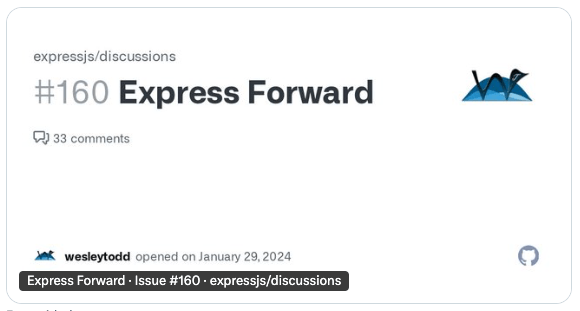 Express 5 released after 10 years with security fixes