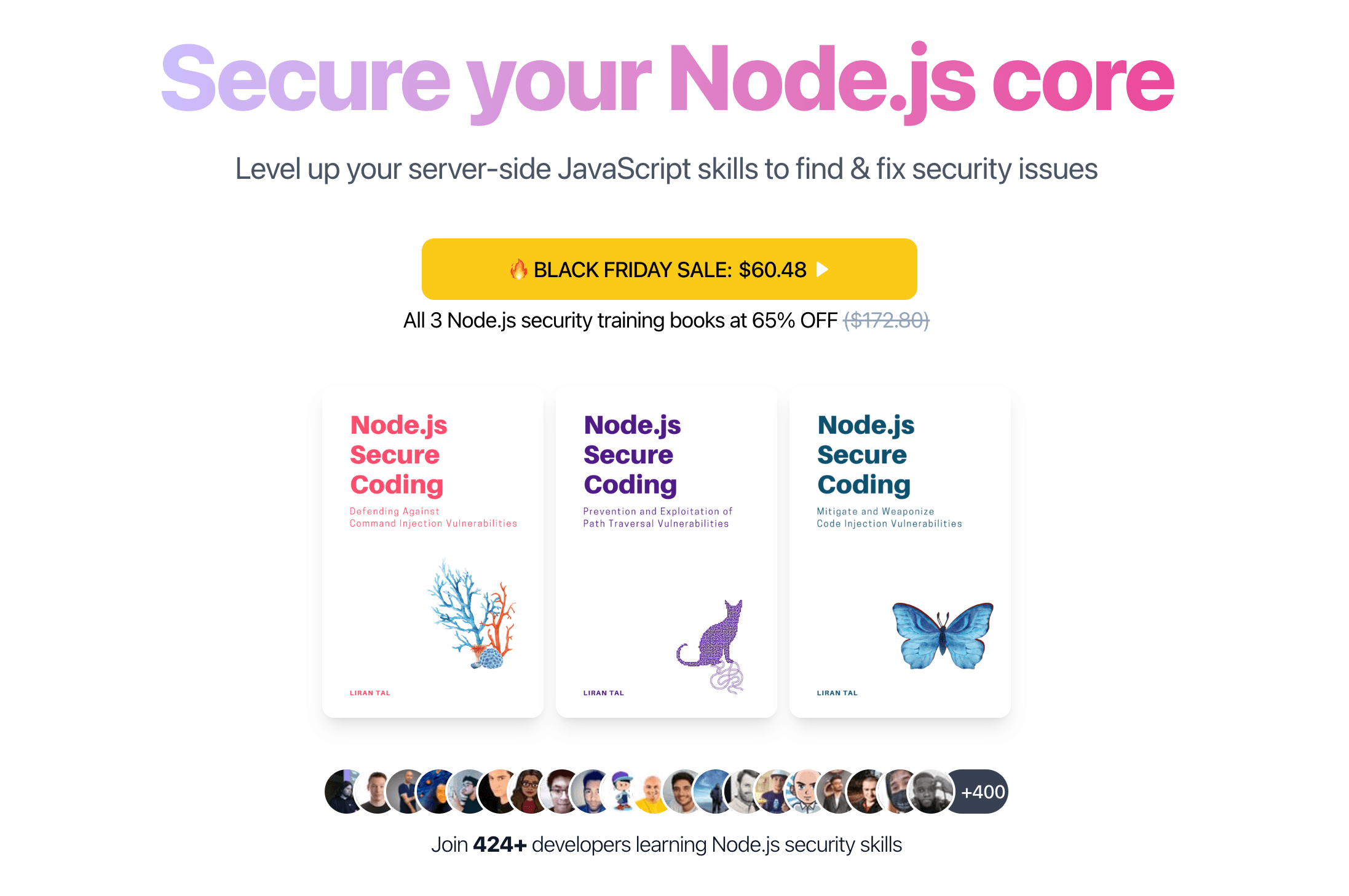 Node.js Secure Coding Deal for Black Friday